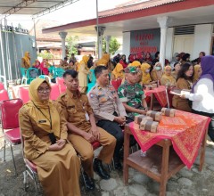 Babinsa Koramil 11/Karangnongko Hadiri Launching Desa Pilot Project Posyandu 6 SPM