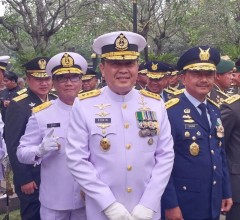 KAKOORDOS SESKOAL HADIRI UPACARA PEMAKAMAN MENTERI PERTAHANAN RI PERIODE 2014-2019 JENDERAL TNI (PUR