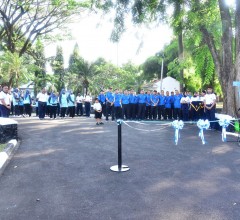 TINGKATKAN FASILITAS, DANSESKOAL RESMIKAN RENOVASI BESAR RUMDIS DAN PENGASPALAN JALAN