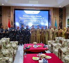 PERKUAT SINERGI DUKUNG KETAHANAN PANGAN, KOMANDAN KODAERAL V LAKSANAKAN COURTESY CALL KEPADA BUPATI 