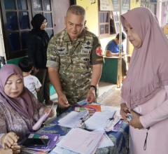Koramil 06/Cakung Gelar Bakti Kesehatan Teritorial di Jatinegara