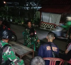 Babinsa Koramil 04/Pulogadung Gelar Patroli Bersama Komduk Wujudkan Wilayah Aman dan Kondusif