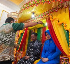 Danlanal Simeulue Jalani Prosesi Peusijuk, Pererat Sinergi Dengan Forkopimda Simeulue