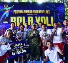 SESKOAL HADIRI PENUTUPAN PEKAN OLAHRAGA ANGKATAN LAUT  2026