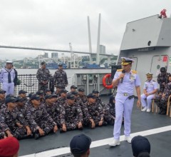 PERKUAT DIPLOMASI MARITIM, DELEGASI TNI AL SAMBUT KEDATANGAN SATGAS LATMA ORRUDA 2026 DI VLADIVOSTOK