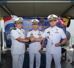 Jabatan Strategis Komandan KRI Teluk Manado-537 Resmi Diserahterimakan