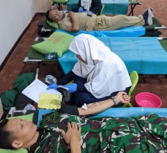 Babinsa Koramil Kota Klaten Hadiri Bakti Sosial Donor Darah, Wujud Sinergi Kemanusiaan Ketersediaan 
