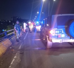 Koramil 03/Ps.Rebo-Ciracas Gelar Patroli Malam Perkuat Keamanan Wilayah