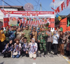 Penilaian Lomba Kreatif Kampung Merah Putih Tingkat Kota di Kelurahan Temindung Permai