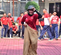 SEMARAK HUT KE-81 KEMERDEKAAN RI, KEKOMPAKAN PRAJURIT DAN ASN MAKO KORMAR SEMAKIN SOLID