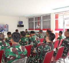 Dandim 0723/Klaten Ikuti Vicon Bersama Wapang Usai Tinjau KDKMP Solodiran