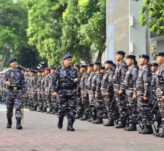 GELORAKAN SEMANGAT JALESVEVA JAYAMAHE, DANKODAERAL III PIMPIN APEL SIAGA DAN TASYAKURAN HARI JADI TN