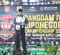 Pangdam IV/Diponegoro Buka Championship 2026, Dorong Prestasi dan Sportivitas Atlet Menembak