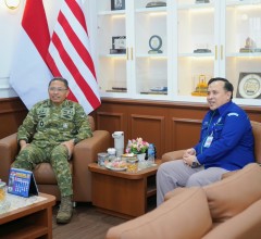 JALIN SINERGI KEMARITIMAN, DANKODAERAL III  SAMBUT KEPALA STASIUN METEOROLOGI KELAS I MARITIM TANJUN