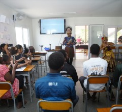 HADIRKAN KEPEDULIAN, SATGAS PORT VISIT 2026 GELAR BAKTI KESEHATAN DAN SOSIAL DI VANUATU