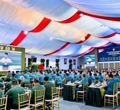 DANSESKOAL HADIRI TAKLIMAT PRESIDEN KEPADA 800 PERWIRA  TINGGI TNI-POLRI DI ISTANA KEPRESIDENAN