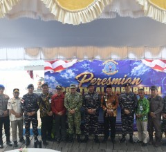 Perkuat Keamanan Sungai Barito, Dankodaeral XIII Resmikan Posal Marabahan