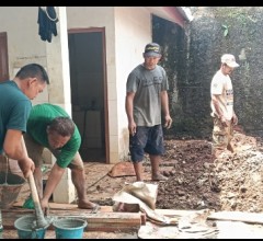 Tambah Sarana MCK, Korem 051/Wkt Penuhi Kebutuhan Panti Asuhan Karena Doa, Sawangan, Depok