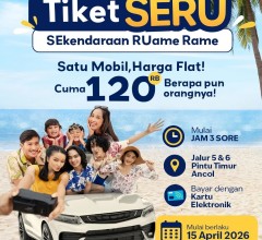 Tiket Seru Ancol - Satu Mobil Rame-Rame Harga Flat