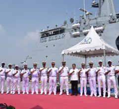 MENGEMBAN MISI “ONE OCEAN, ONE MISSION”, KODAERAL III SAMBUT KEDATANGAN INS SUNAYNA