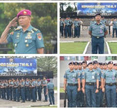 Prajurit dan ASN Kodaeral V Laksanakan Apel Gabungan, Tekankan Kesiapsiagaan