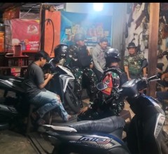 Patroli Malam Koramil 07/Cipayung Bersama Komduk, Perkuat Keamanan dan Cegah Tawuran di Lubang Buaya