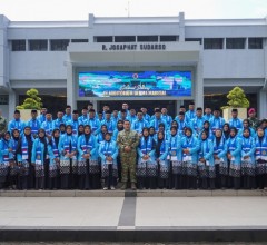 KASKORMAR HADIRI PELEPASAN JAMAAH HAJI TNI AL TAHUN 1447 H / 2026