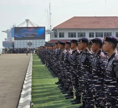 TNI AL-PERKUAT KEDAULATAN MARITIM, DANKODAERAL III HADIRI KEDATANGAN KRI CANOPUS-936 DI JAKARTA