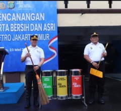 Polres Metro Jakarta Timur Canangkan Gerakan Jakarta Bersih Dan Asri,