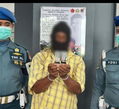 SELAMATKAN GENERASI BANGSA, TNI AL GAGALKAN PENYELUNDUPAN NARKOTIKA DI PERAIRAN KARIMUN