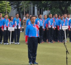 DUKUNG PRESTASI PRAJURIT, KODAERAL III HADIRI UPACARA PELEPASAN KONTINGEN KOARMADA RI