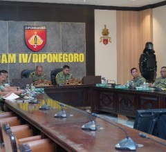 Pangdam IV/Diponegoro Bersama Jajaran TNI AD Bahas Percepatan Pembangunan KDKMP