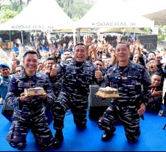 DARI MAKASSAR, SEMANGAT SATU KOMANDO WARNAI TASYAKURAN HUT KE-1 KODAERAL