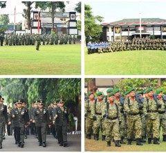 Pusterad Gelar Upacara Peringatan Hari Ulang Tahun ke-81 Kemerdekaan RI