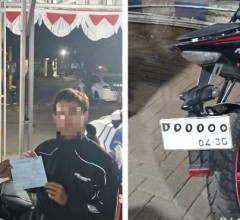 Petugas Induk PJR BSD Korlantas Polri Sigap Menindak Lanjuti  Sepeda Motor masuk Ruas Tol BSD 