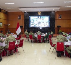 PERKUAT SINERGI PUBLIKASI DI WILAYAH JAKARTA, KODAERAL III HADIRI RAKOR PUBLIKASI HUT KE-81 TNI 