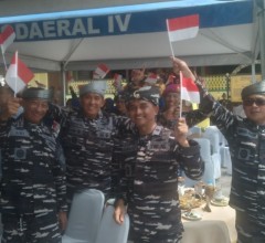 Prajurit Lanal Bintan Turut Serta Mendukung Bakti Kesehatan dan Bakti Sosial Kampung Bahari Nusantar