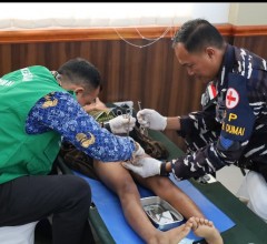 Setetes Darah, Segenggam Kepedulian : Lanal Dumai Maknai HUT Ke-81 TNI AL Melalui Aksi Kemanusiaan
