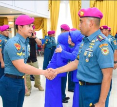 86 PRAJURIT DAN PNS MAKO KORMAR NAIK PANGKAT, DANDENMA TEKANKAN DEDIKASI DAN LOYALITAS