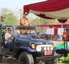 TMMD Reguler ke-130 Di Desa Trucuk Wilayah Kodim 0723/Klaten Dibuka Bupati 