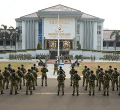 PRAJURIT DAN PASIS SESKOAL LAKSANAKAN UPACARA HARI SUMPAH PEMUDA KE 98
