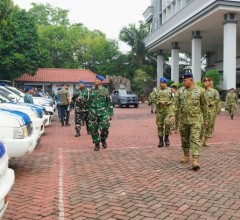 PASTIKAN PERFORMA PENGAWALAN, DANKODAERAL III INSPEKSI KENDARAAN DAN K-9 POMAL