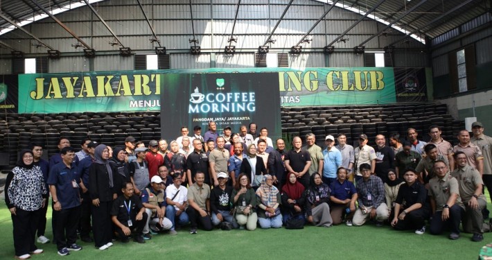 Coffee Morning, Pangdam Jaya Mengajak Insan Media, Jaga Jakarta, Jaga Indonesia
