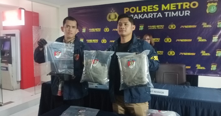 4 Pelaku Ranmor Yang Viral, Akhirnya Mendekam Di Polres Jakarta Timur