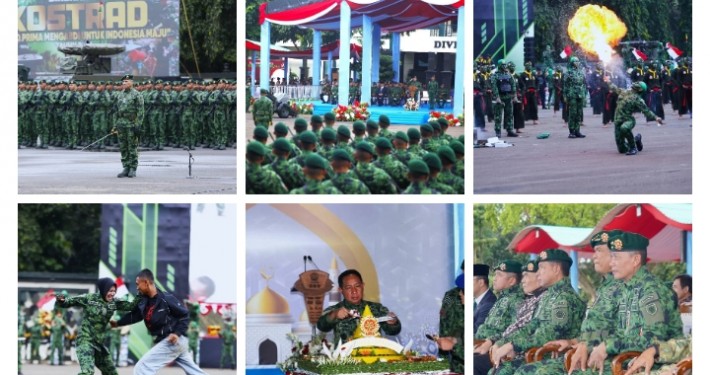 Panglima TNI Pimpin Upacara Peringatan HUT ke-65 Kostrad