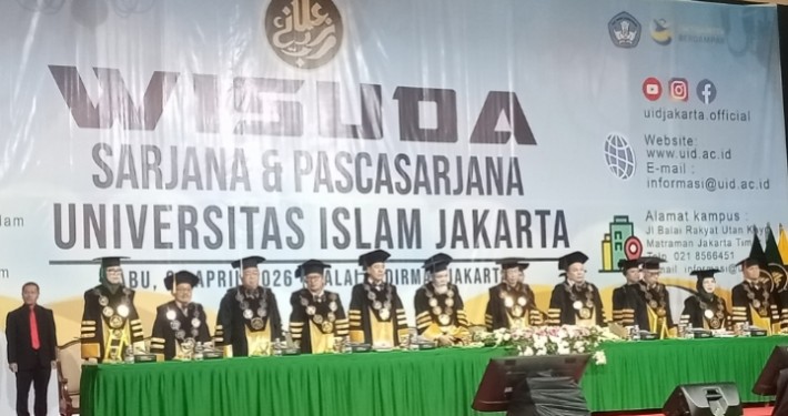 Wisuda Universitas Islam Jakarta Siapkan Generasi dengan Ilmu, Iman Dan Aksi