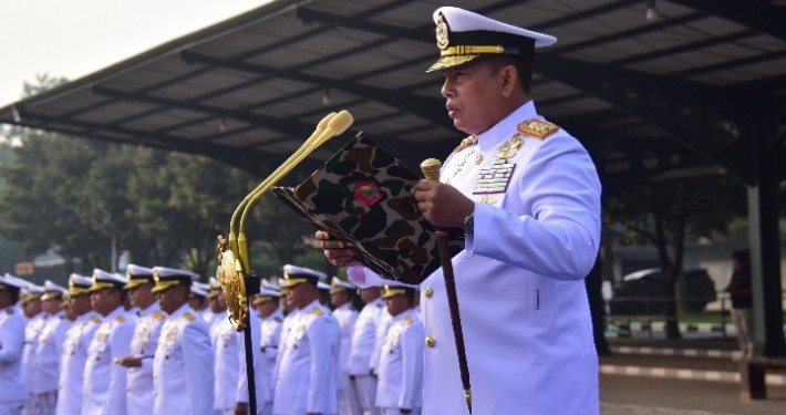 PANGKORMAR PIMPIN PERINGATAN HARI LAHIR PANCASILA, TEGUHKAN JIWA PATRIOTIS PRAJURIT MARINIR PENJAGA 