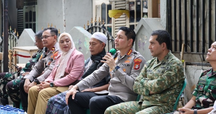 Kapolres Metro Jakarta Timur dan Dandim 0505 Jakarta Timur Perkuat Sinergi Bersama Warga Melalui Jag