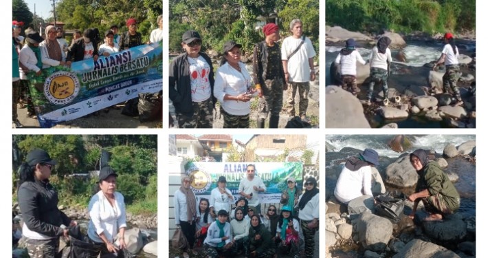 ALiansi Jurnalis Bersatu Lakukan Gerakan "Sungai Bersih dan Air Jernih"