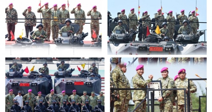 LIMA TOKOH NASIONAL JADI WARGA KEHORMATAN, KOMITMEN PENGUATAN KORPS MARINIR SEMAKIN SOLID